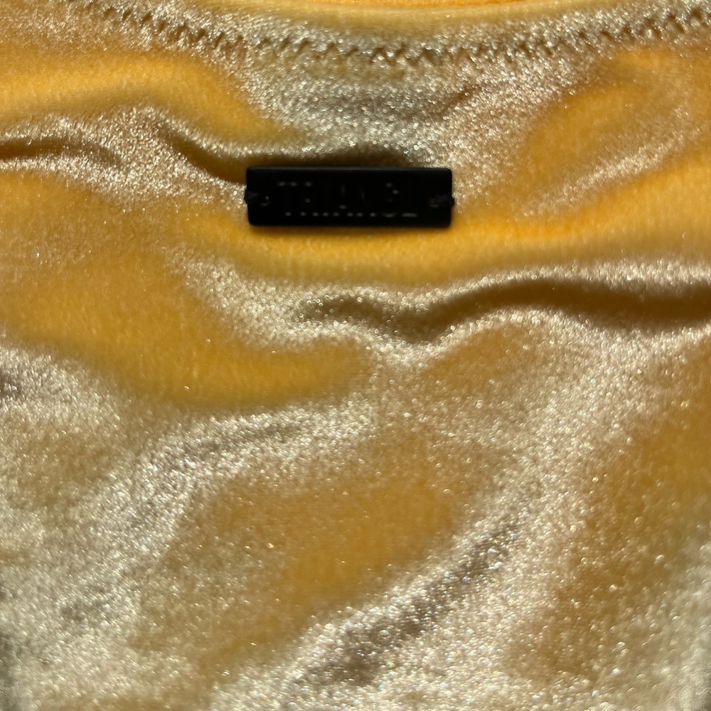 NWT Triangl Cheeky Velvet Marigold Bikini Bottoms - Picture 4 of 5
